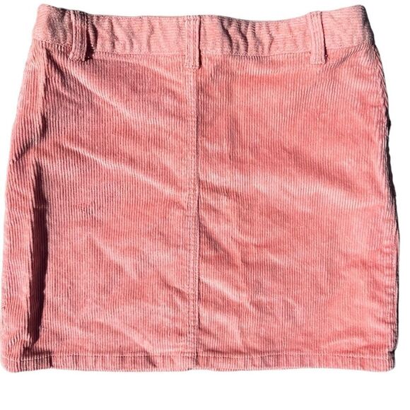 Joe Fresh  Girls Pink Corduroy Button Skirt Size 12 - Picture 2 of 4